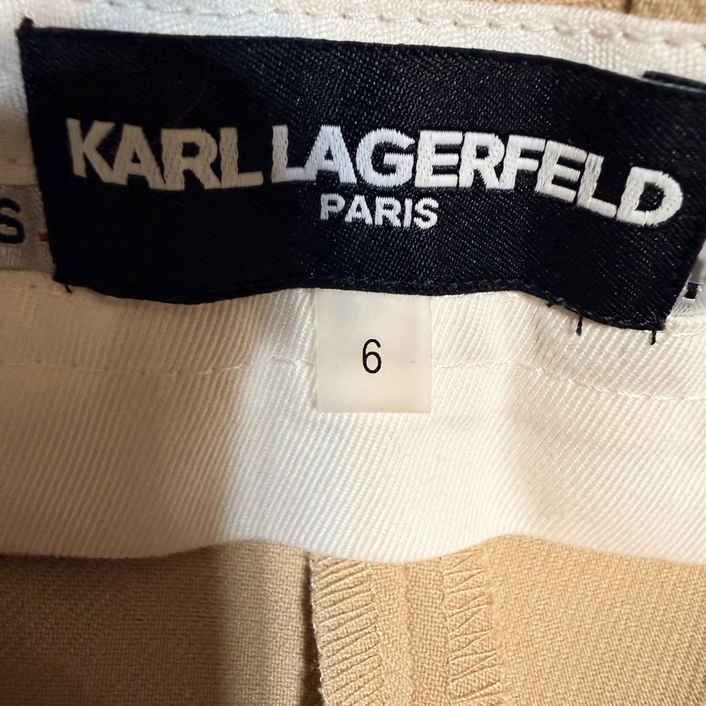 Karl Lagerfeld Cream Trousers - Picture 7 of 8